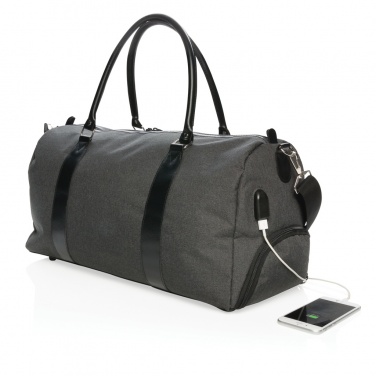 Logotrade advertising product image of: Weekend bag with USB A output