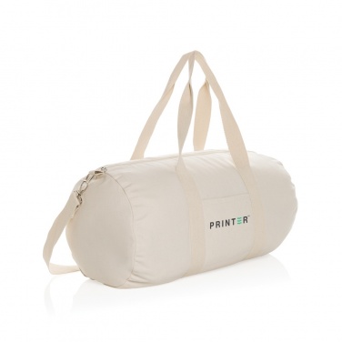Logotrade corporate gift picture of: Impact Aware™ 285gsm rcanvas duffel bag undyed