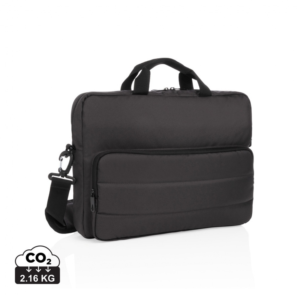Logo trade advertising products image of: Impact AWARE™ RPET 15.6" laptop bag