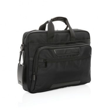 Logotrade promotional giveaways photo of: Swiss Peak AWARE™ RPET Voyager 15.6" laptop bag