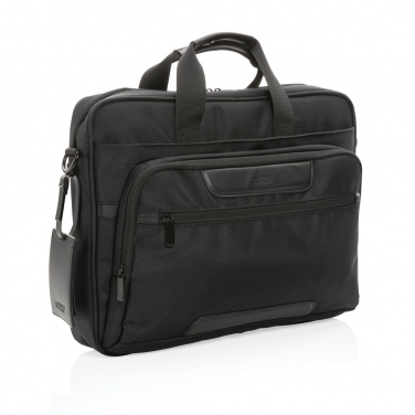 Logotrade promotional gift image of: Swiss Peak AWARE™ RPET Voyager 15.6" laptop bag
