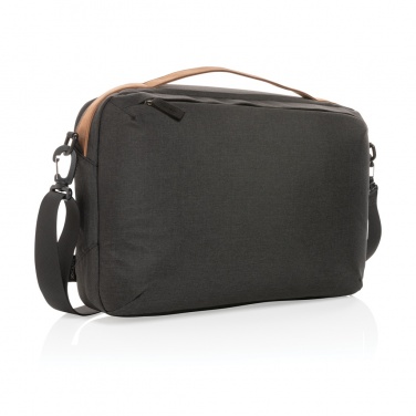 Logotrade promotional gift image of: Impact AWARE™ 300D two tone deluxe 15.6" laptop bag