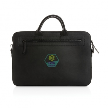 Logo trade promotional merchandise image of: Swiss Peak GRS recycled PU 14 inch laptop bag