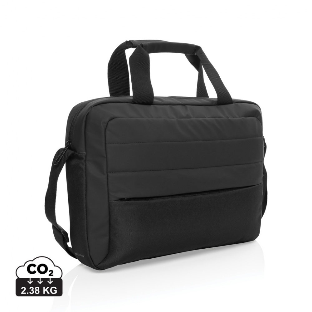 Logo trade corporate gifts image of: Armond AWARE™ RPET 15.6 inch laptop bag