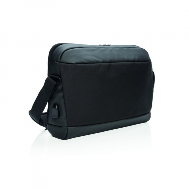 Logotrade advertising product image of: Madrid RFID USB 15.6" laptop bag PVC free