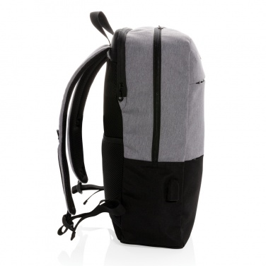 Logotrade promotional product image of: Modern 15.6" USB & RFID laptop backpack PVC free