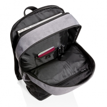 Logo trade advertising products image of: Modern 15.6" USB & RFID laptop backpack PVC free