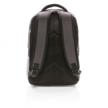 Logo trade promotional gift photo of: Duo colour RPET 15.6" RFID laptop backpack PVC free
