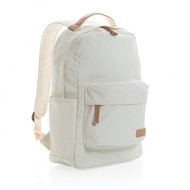 Logo trade promotional items image of: Impact AWARE™ 16 oz. recycled canvas backpack