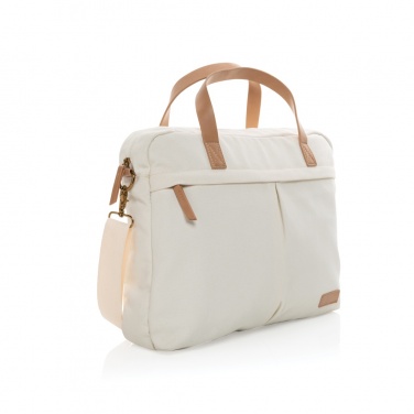 Logotrade corporate gifts photo of: Impact AWARE™ 16 oz. recycled canvas laptop bag