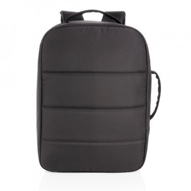 Logotrade promotional product picture of: Impact AWARE™ RPET anti-theft 15.6" laptop backpack