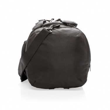 Logo trade promotional merchandise photo of: Swiss Peak RFID sports duffel & backpack