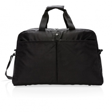 Logo trade promotional product photo of: Swiss Peak RFID duffle with suitcase opening