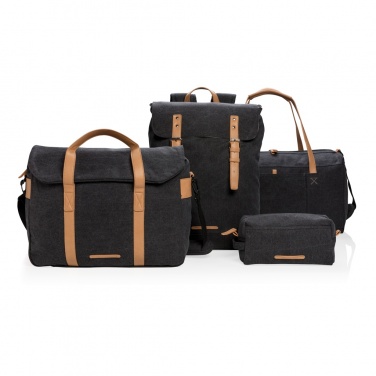 Logo trade corporate gift photo of: Canvas travel/weekend bag PVC free
