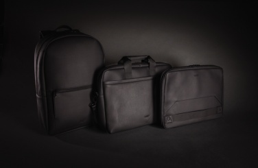 Logo trade promotional items picture of: Swiss Peak deluxe PU laptop backpack PVC free