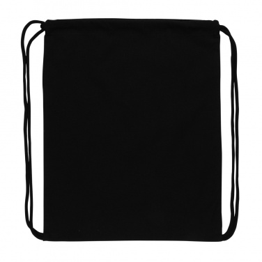 Logo trade promotional item photo of: Impact AWARE™ recycled cotton drawstring backpack 145g