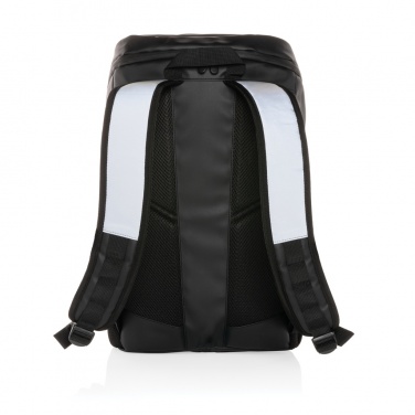 Logotrade business gift image of: PU high visibility easy access 15.6" laptop backpack