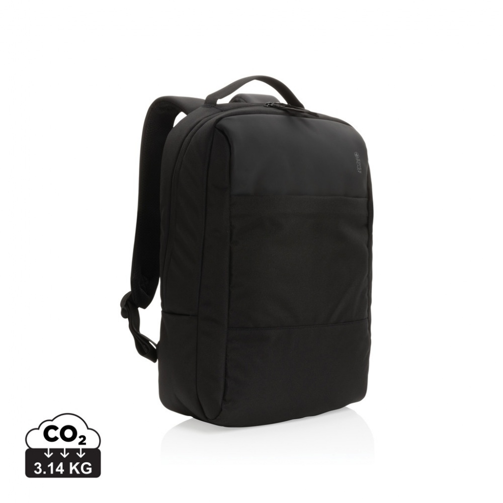 Logo trade promotional giveaways image of: Swiss Peak AWARE™ RPET 15.6 inch day pack