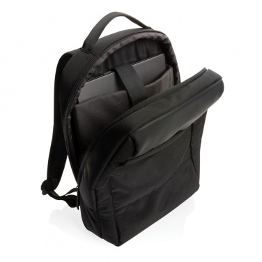 Logotrade promotional product picture of: Swiss Peak AWARE™ RPET 15.6 inch day pack