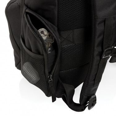 Logo trade promotional merchandise image of: Swiss Peak AWARE™ RPET 15.6 inch commuter backpack