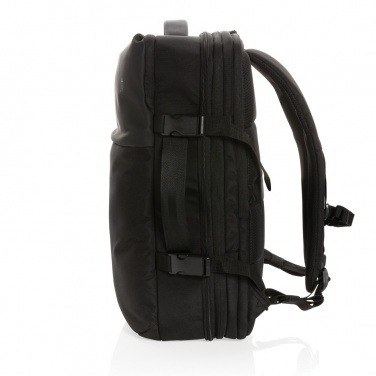 Logotrade advertising product image of: Swiss Peak AWARE™ RPET 15.6' expandable weekend backpack