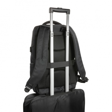 Logotrade corporate gift picture of: Swiss Peak AWARE™ RPET Voyager 15.6" laptop backpack