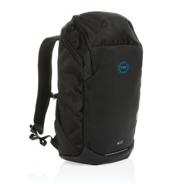 Logo trade promotional product photo of: Swiss Peak AWARE™ RPET 15.6 inch business backpack