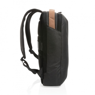 Logo trade promotional giveaways image of: Impact AWARE™ 300D two tone deluxe 15.6" laptop backpack