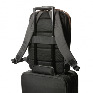 Logo trade promotional gift photo of: Impact AWARE™ 300D two tone deluxe 15.6" laptop backpack