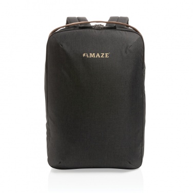 Logotrade corporate gift picture of: Impact AWARE™ 300D two tone deluxe 15.6" laptop backpack
