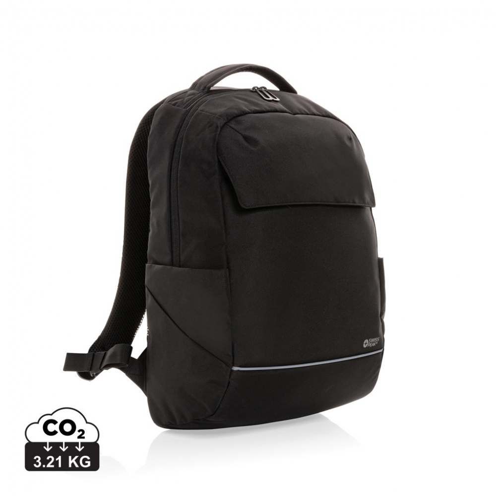 Logotrade promotional item picture of: Swiss Peak Brooke AWARE™ RPET daily 15.6" laptop backpack