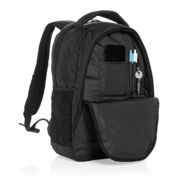 Logo trade business gifts image of: Impact AWARE™ Boardroom laptop backpack PVC free
