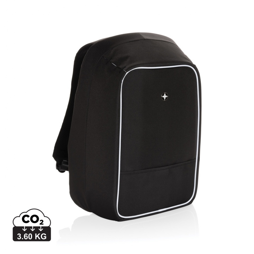 Logotrade promotional item image of: Swiss Peak AWARE™ anti-theft 15.6" laptop backpack