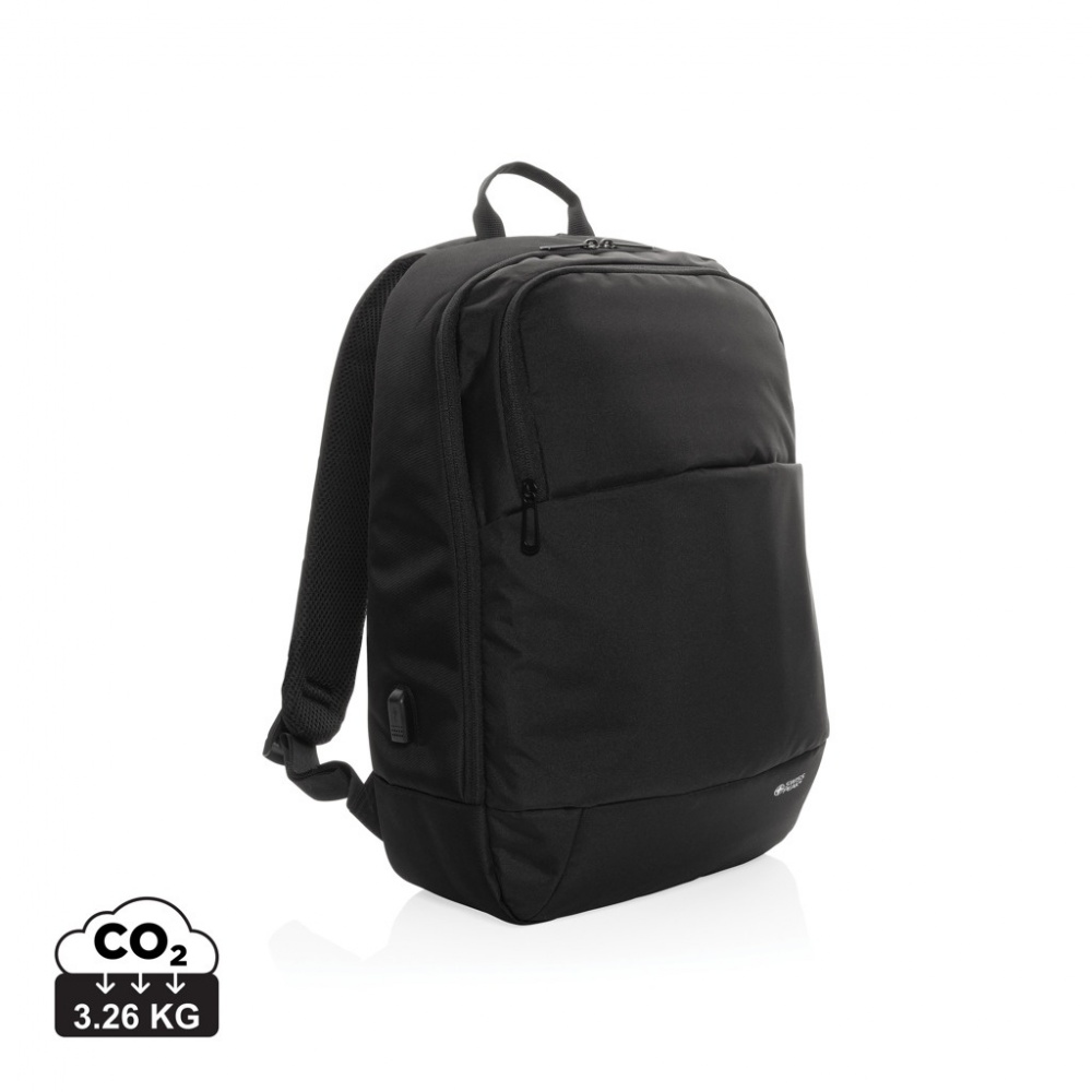 Logo trade advertising products picture of: Swiss Peak AWARE™ modern 15.6" laptop backpack