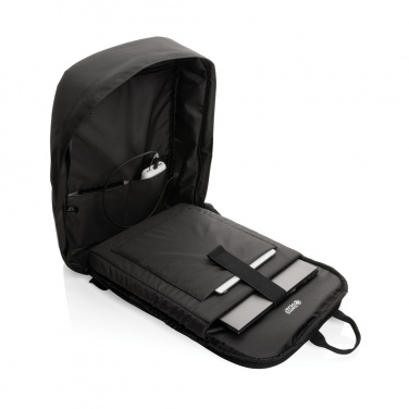 Logo trade promotional gifts picture of: Swiss Peak AWARE™ RFID anti-theft 15.6'' laptop backpack