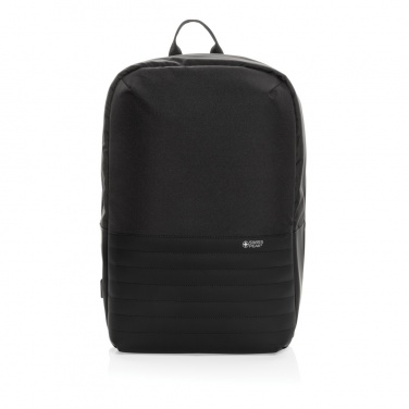 Logo trade promotional product photo of: Swiss Peak AWARE™ RFID anti-theft 15.6'' laptop backpack
