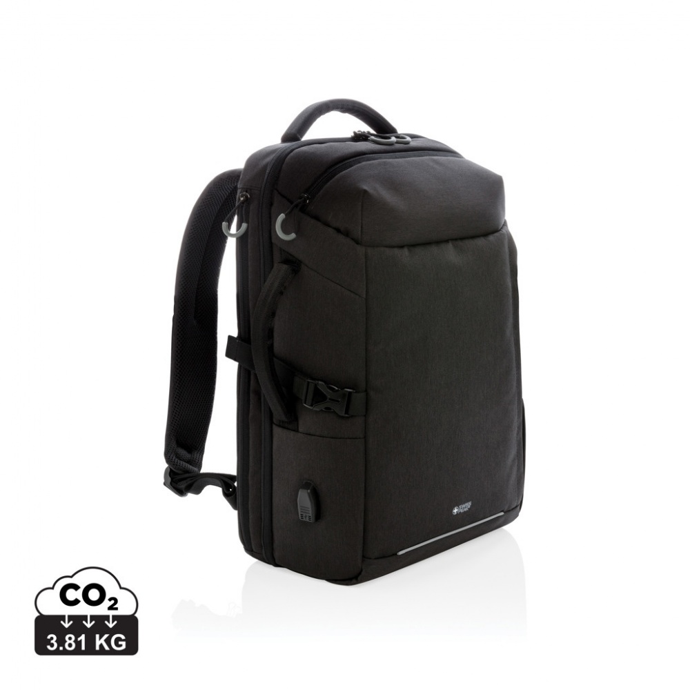 Logo trade promotional products image of: Swiss Peak AWARE™ XXL weekend travel backpack