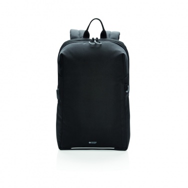 Logo trade promotional products image of: Swiss Peak AWARE™ RFID and USB A laptop backpack