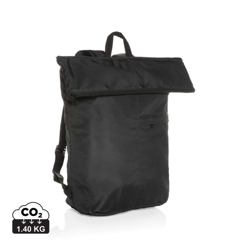 Logotrade corporate gift picture of: Dillon AWARE™ RPET lightweight foldable backpack