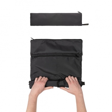 Logo trade promotional merchandise photo of: Dillon AWARE™ RPET lightweight foldable backpack