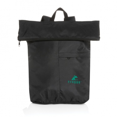 Logotrade corporate gifts photo of: Dillon AWARE™ RPET lightweight foldable backpack