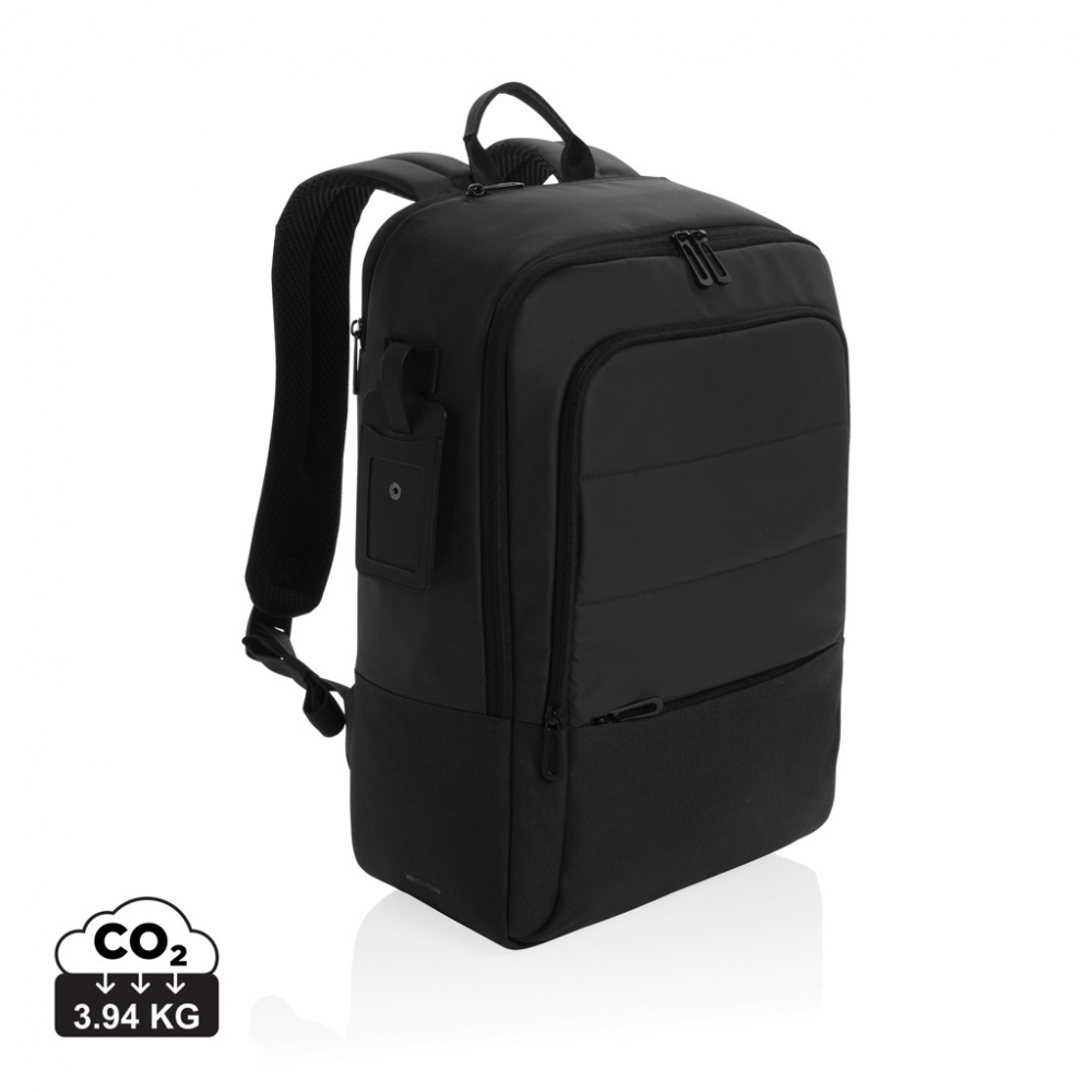 Logotrade corporate gifts photo of: Armond AWARE™ RPET 15.6 inch deluxe laptop backpack