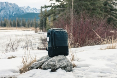 Logotrade corporate gift picture of: Armond AWARE™ RPET 15.6 inch deluxe laptop backpack