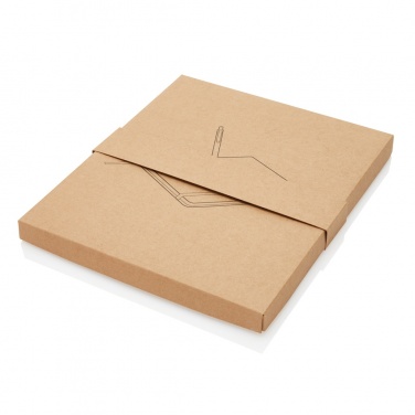 Logotrade promotional gift image of: A5 notebook with bamboo pen including stylus