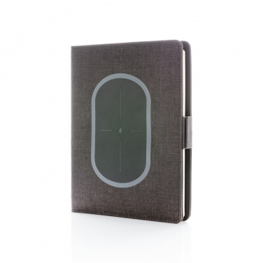 Logotrade promotional giveaway image of: Air 5W wireless charging notebook cover A5