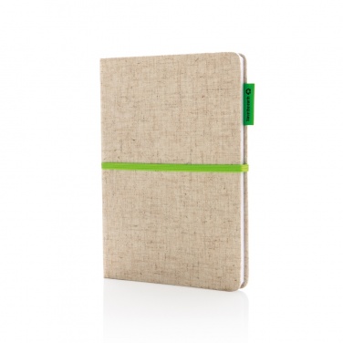 Logotrade promotional product image of: A5 jute notebook