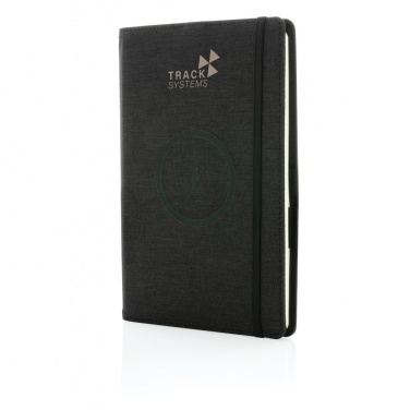 Logotrade promotional item image of: Air 5W wireless charging refillable journal cover A5