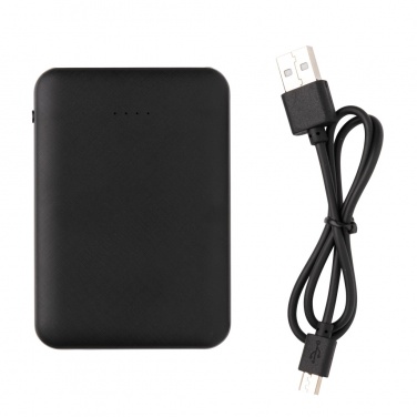 Logotrade promotional gift picture of: Fiko 5W wireless charging portfolio A4 with powerbank