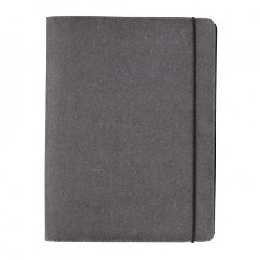 Logo trade promotional merchandise image of: Recycled leather A4 portfolio