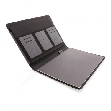 Logo trade corporate gifts picture of: Recycled leather A4 portfolio